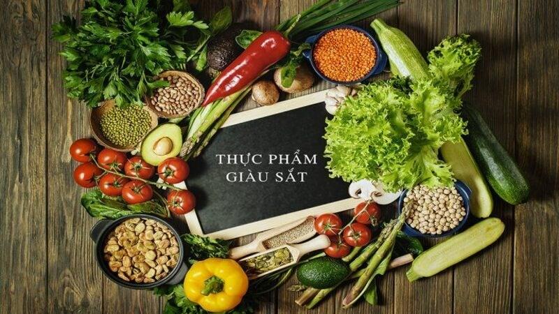 Cung cấp các thực phẩm giàu Sắt