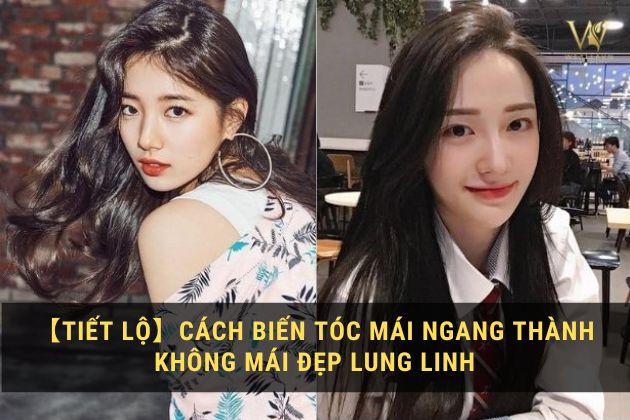 Biến tấu tóc mái ngang thành không mái