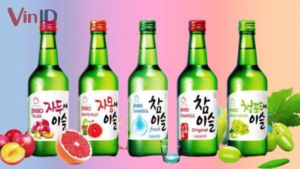 Rượu soju có nồng độ cồn khá nhẹ