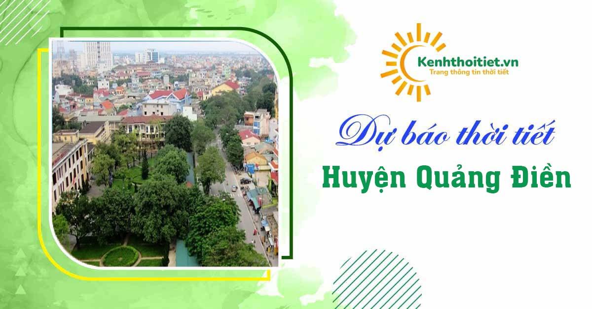 Dự báo thời tiết huyện Quảng Điền