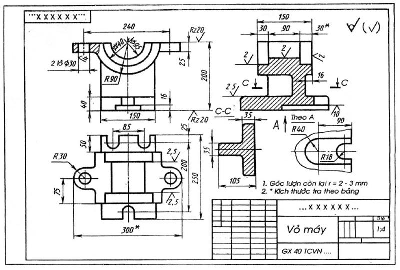 Bản vẽ chi tiết là gì?