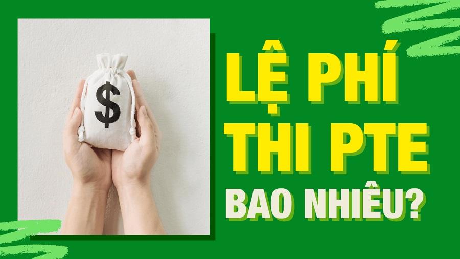 Lệ phí thi pte