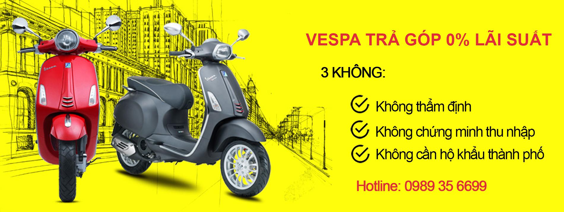 mua xe vespa trả góp