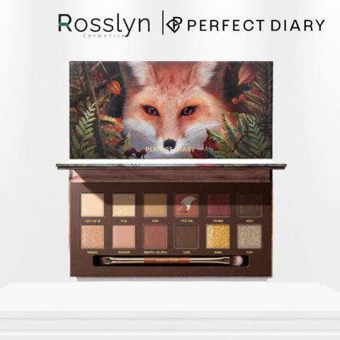 Bảng Phấn Mắt 12 Màu Perfect Diary Explorer Twelve Eyeshadow Palette 14g - #13 Red Fox - Rosslyn