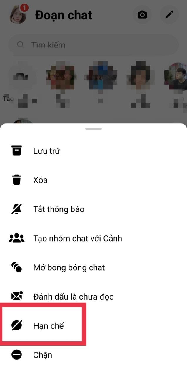 cach han che tin nhan tren messenger