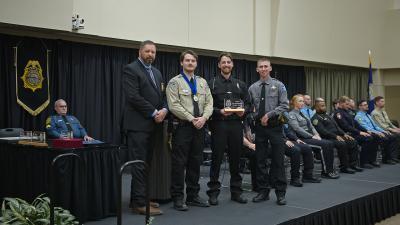 Ohlde and honors award recipients