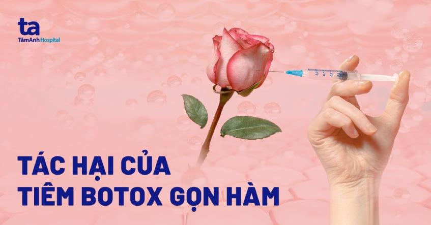 tác hại của tiêm botox gọn hàm