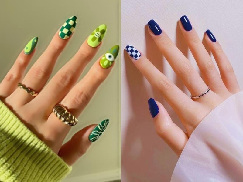 Đặc điểm của nail màu xanh