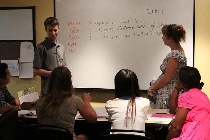 TEFL Student Teaching in a Classroom