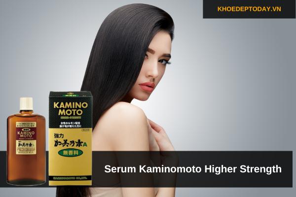 Sử dụng serum Kaminomoto Higher Strength giúp tóc chắc khỏe