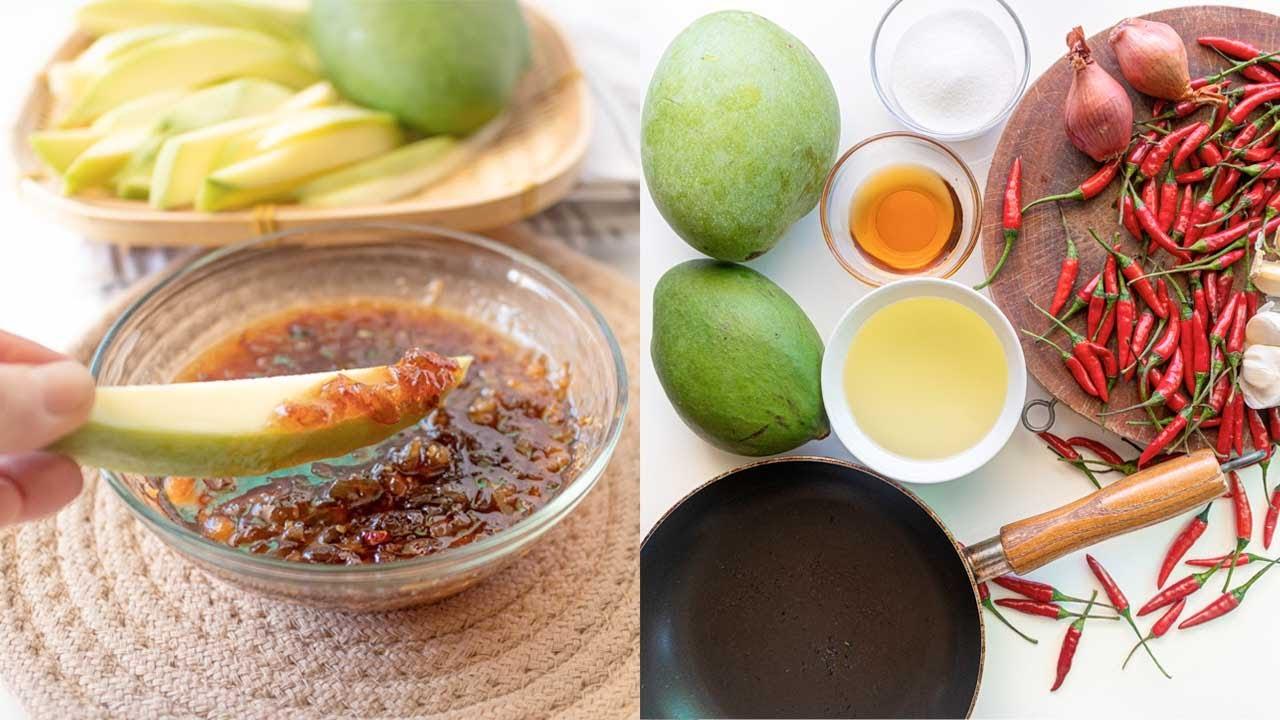 cách làm nước sốt chấm xoài