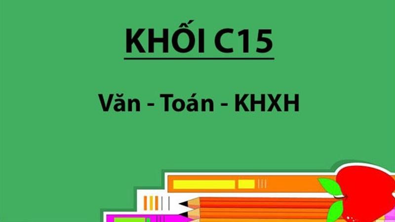 Khối C15 cần trình độ chuyên môn cao giúp sinh viên hiểu rõ vấn đề về xã hội, cuộc sống, văn hóa, kinh tế,...