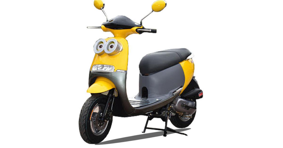 Ngoại hình xe máy Gogo 50cc Minion