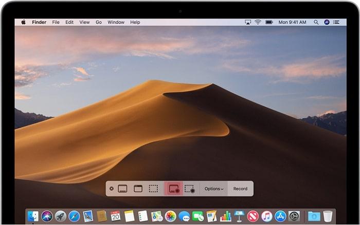 cách quay màn hình trên macbook