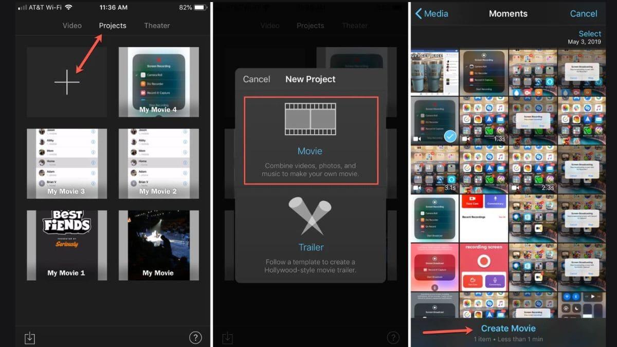 Phần mềm ghép video trên điện thoại iPhone