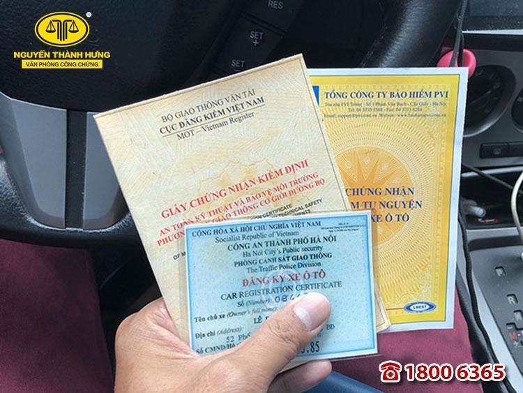 Công chứng hợp đồng mua bán xe ô tô