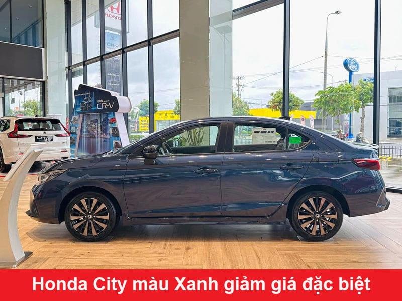 honda city màu xanh