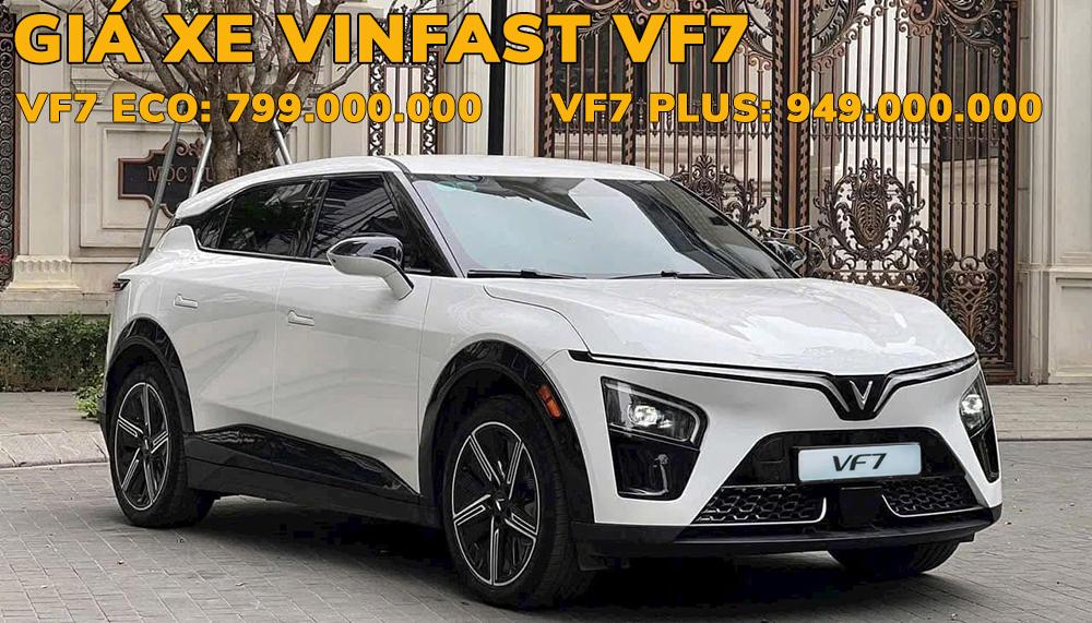giá xe vf7 mới nhất