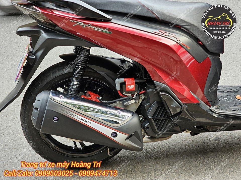 Ốp pô kiểu Sh 300i vừa lắp đặt cho xe Sh 2017