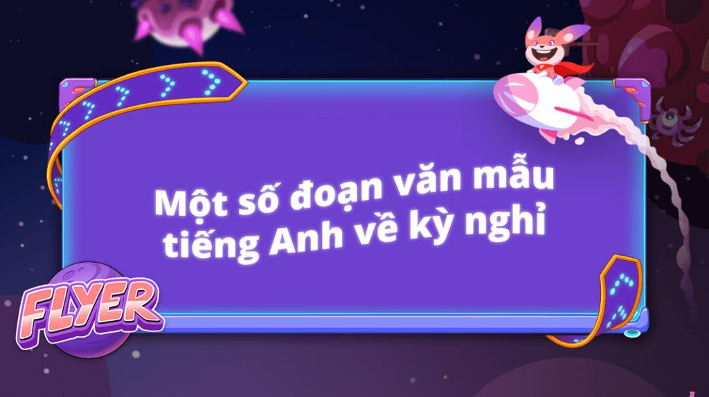 Một số đoạn văn mẫu tiếng Anh về kỳ nghỉ