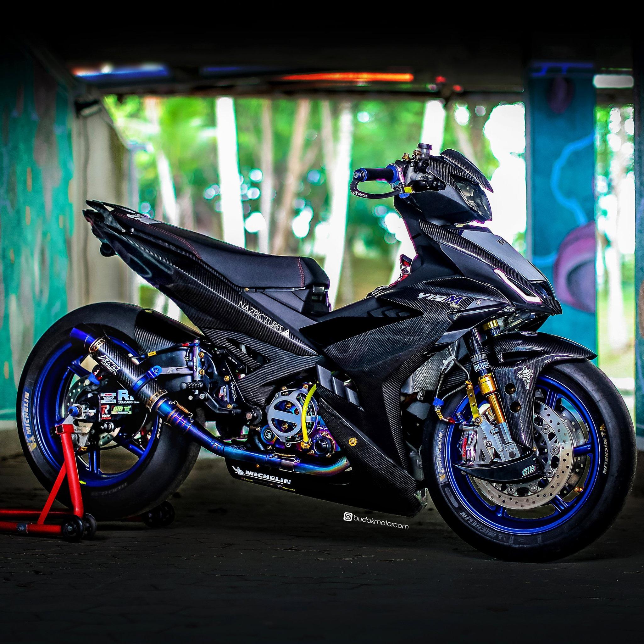 Exciter 150 độ nội công kết hợp ngoại hình moto pkl kèm cánh gió cực độc
