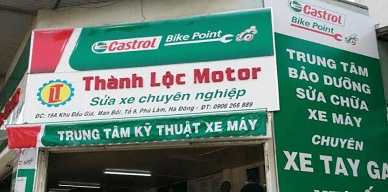 bảng hiệu tiệm sửa xe