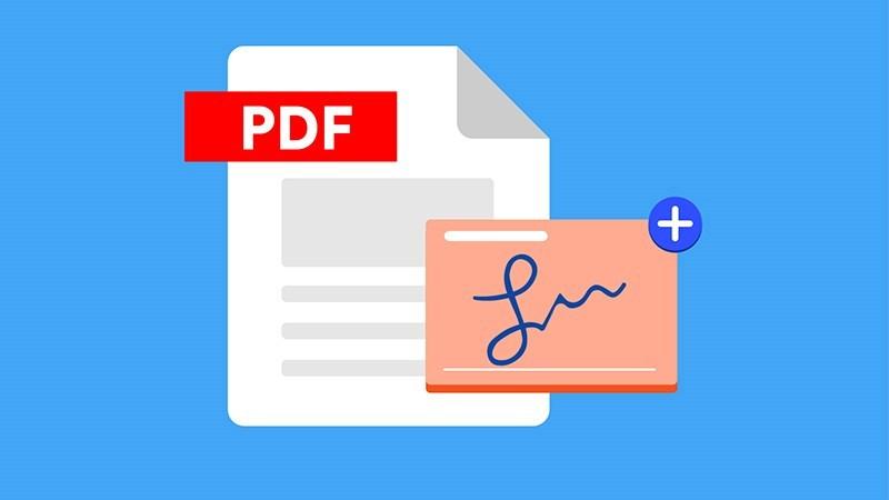 Chèn chữ ký vào file pdf
