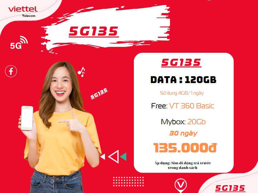 GÓI CƯỚC 5G135 VIETTEL