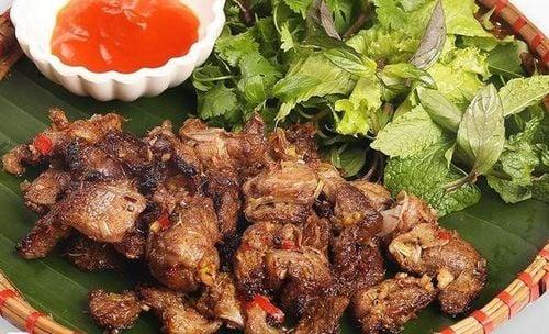 Thịt ngan nướng là món ăn yêu thích của nhiều người