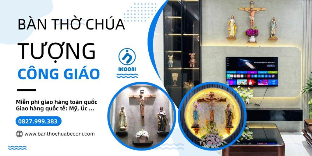 Beconi Việt Nam là thương hiệu chuyên chế tác, sản xuất và phân phối các sản phẩm Tượng Công Giáo cao cấp theo phong cách cổ điển Châu Âu và Bàn Thờ Chúa (Bàn Thờ Công Giáo) cao cấp tại Việt Nam. Tượng Công Giáo Beconi được xuất khẩu tới hơn 30 nước trên thế giới.