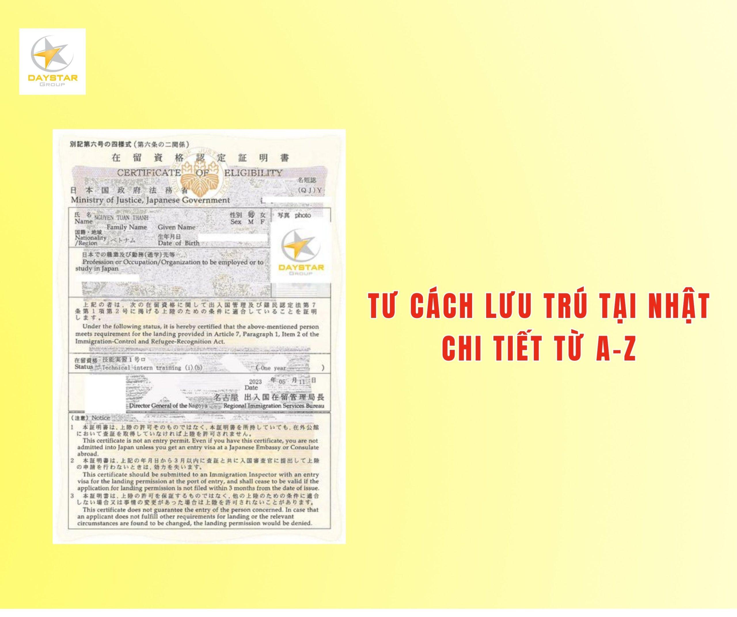 DAYSTAR liên tục cập nhật thông tin mới về COE