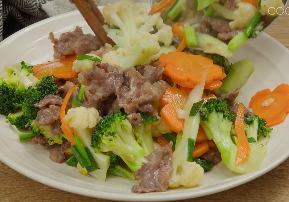 Cách làm thịt bò xào súp lơ hấp dẫn đầy dinh dưỡng