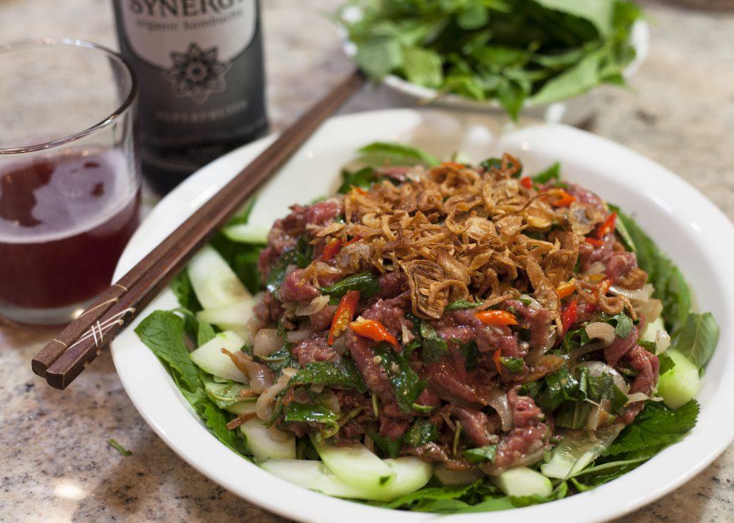 Thit Bo Tai Chanh (Viet Beef Carpaccio)